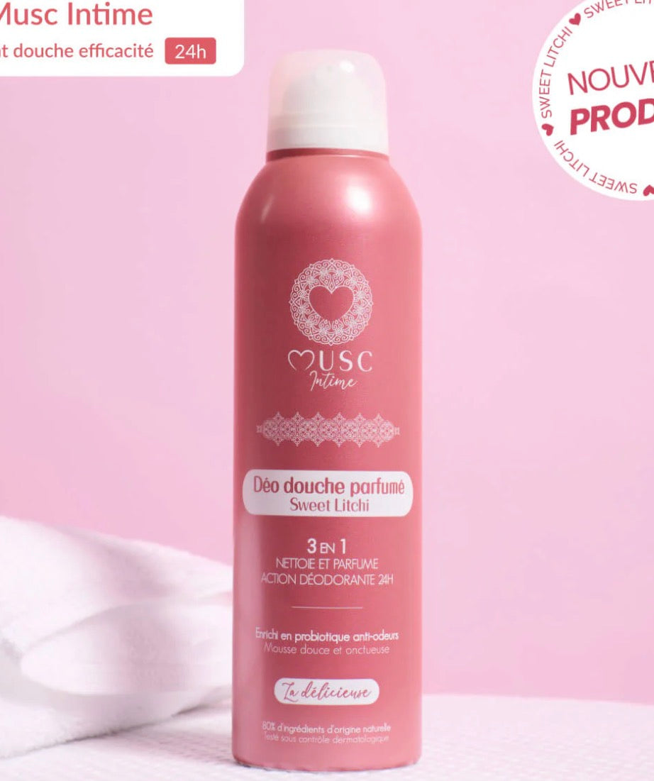 MUSC INTIME - DEO DOUCHE PARFUME - SWEET LITCHI