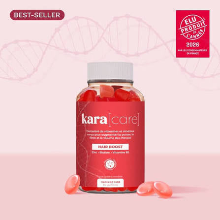 KARACARE - Gummies pousse de cheveux ❤️