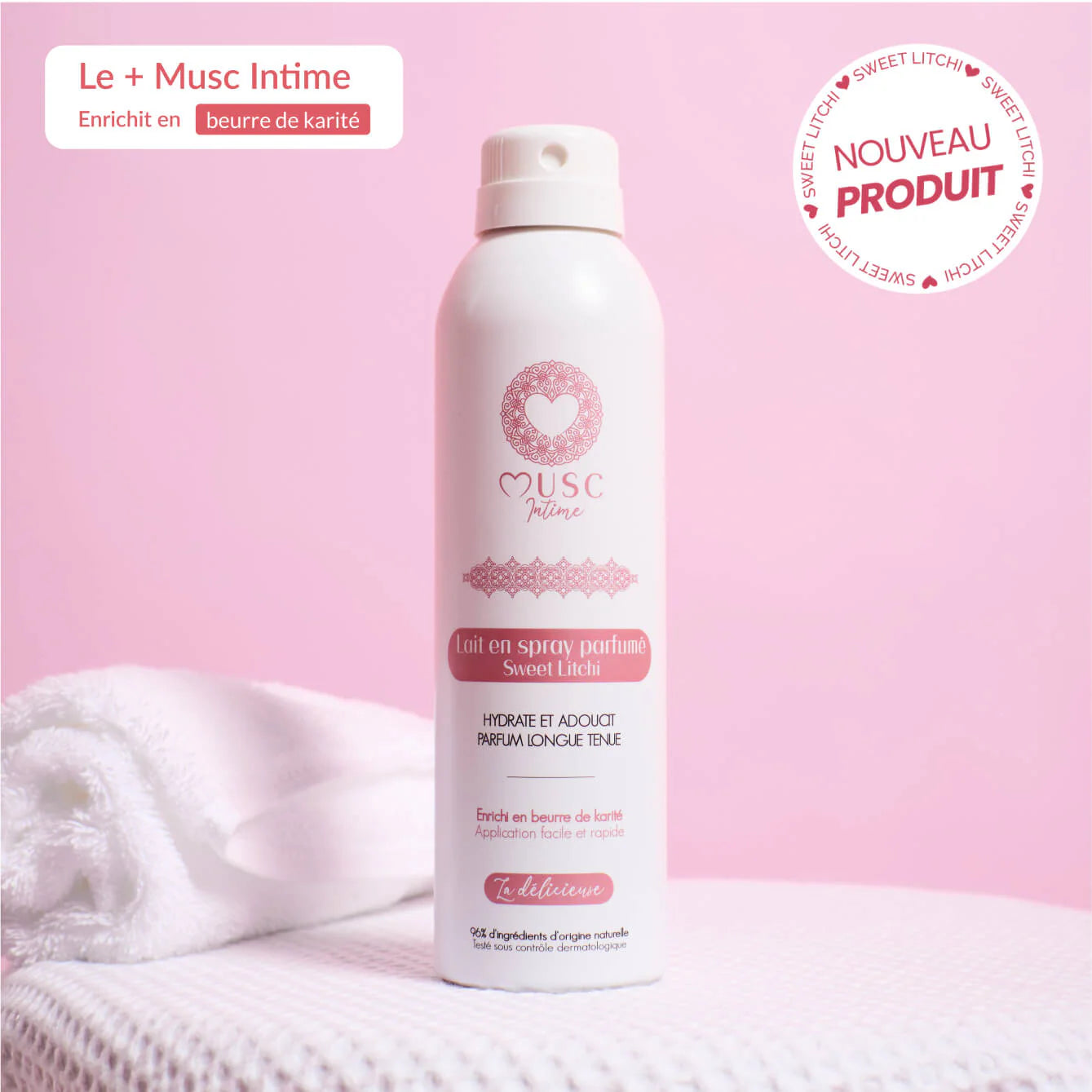 MUSC INTIME - LAIT EN SPRAY SWEET LITCHI